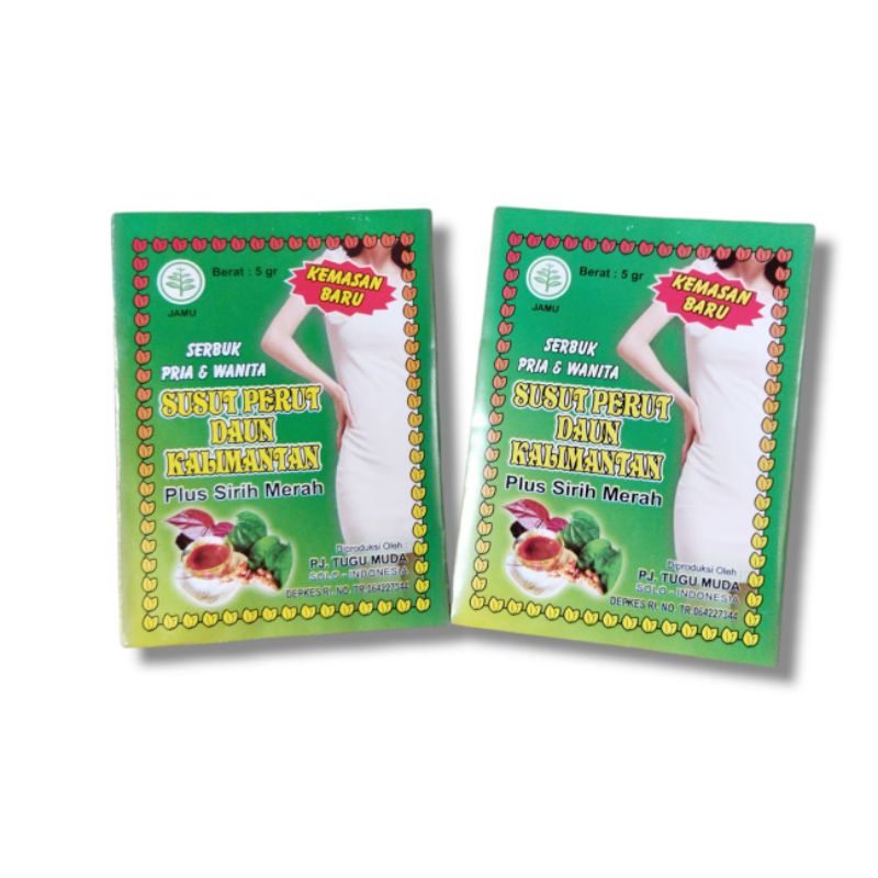 Susut perut daun kalimantan plus sirih merah NEW