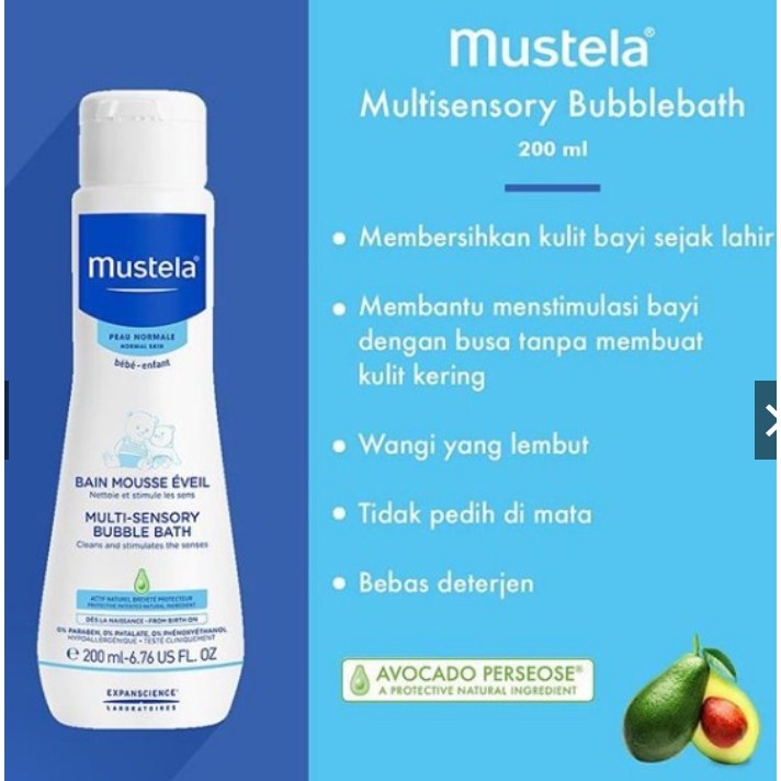 Mustela Multi Sensory Bubble Bath 200ml