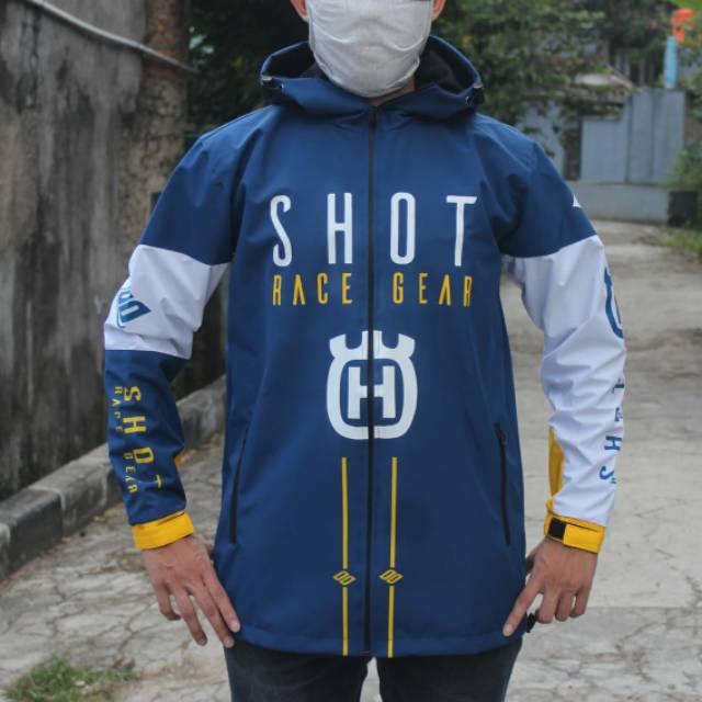 Jaket Parasut Husqvarna Racing - Jaket Riding Husqvarna
