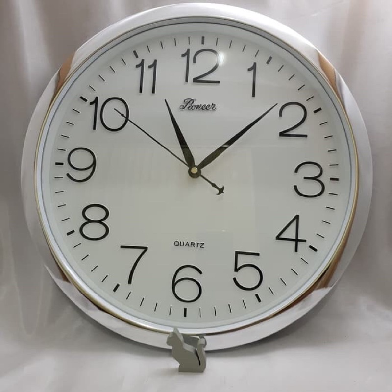 Jam dinding pioner 2019 Cr-2038Dw Chrome Mesin Bagus