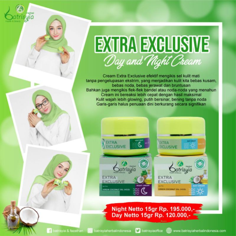

exstra exclusive cream batrisyia herbal Bukittinggi