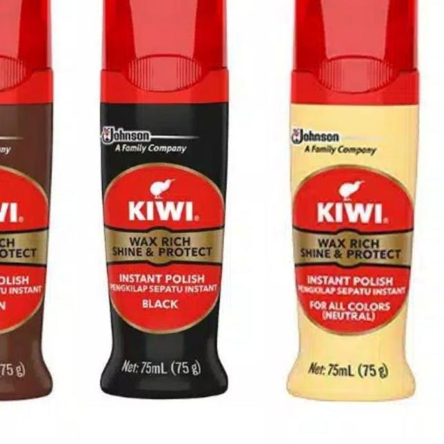KIWI SEMIR SEPATU CAIR OLES 75 ML HITAM COKLAT NETRAL