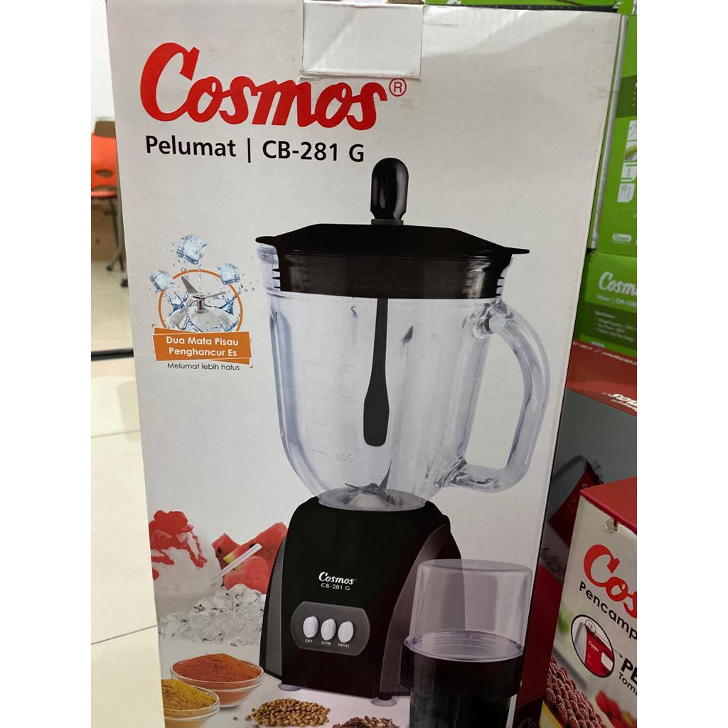 Blender Listrik 2in1 Cosmos Goblet Kaca CB-281 G