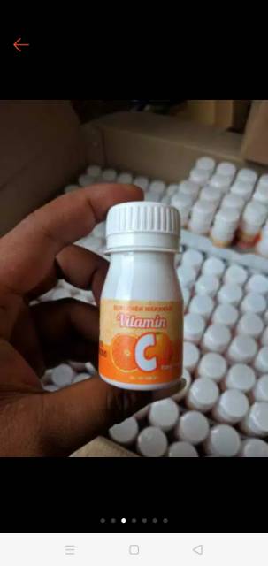 VITAMIN C PIM 25MG ISI 100 TABLET RASA JERUK