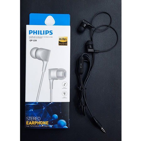 Handsfree Philips QP-228 Earphone Hi-Res Audio High Performance In-Ear High Quality