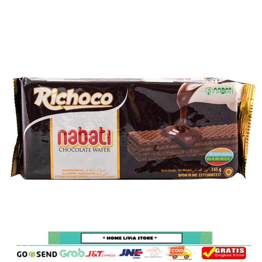 

Richoco Nabati Wafer Coklat 145 g