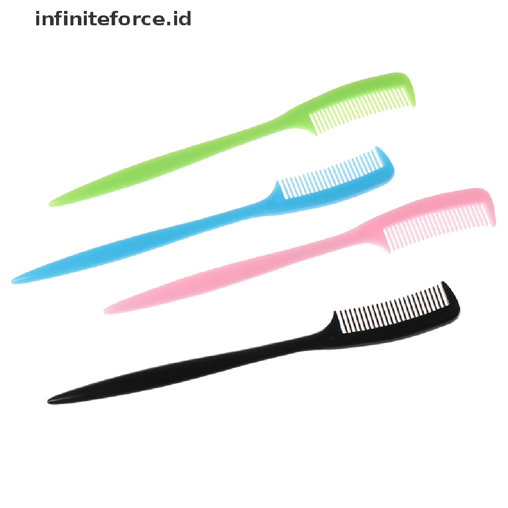 (Infiniteforce.Id) 5pcs / Set Sisir Alis / Bulu Mata Extension Bahan Plastik Untuk Makeup / Kosmetik Wanita