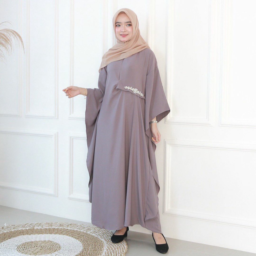 Deline Kaftan - Dress torryburch / kaftan lebaran / dress murah / kaftan murah