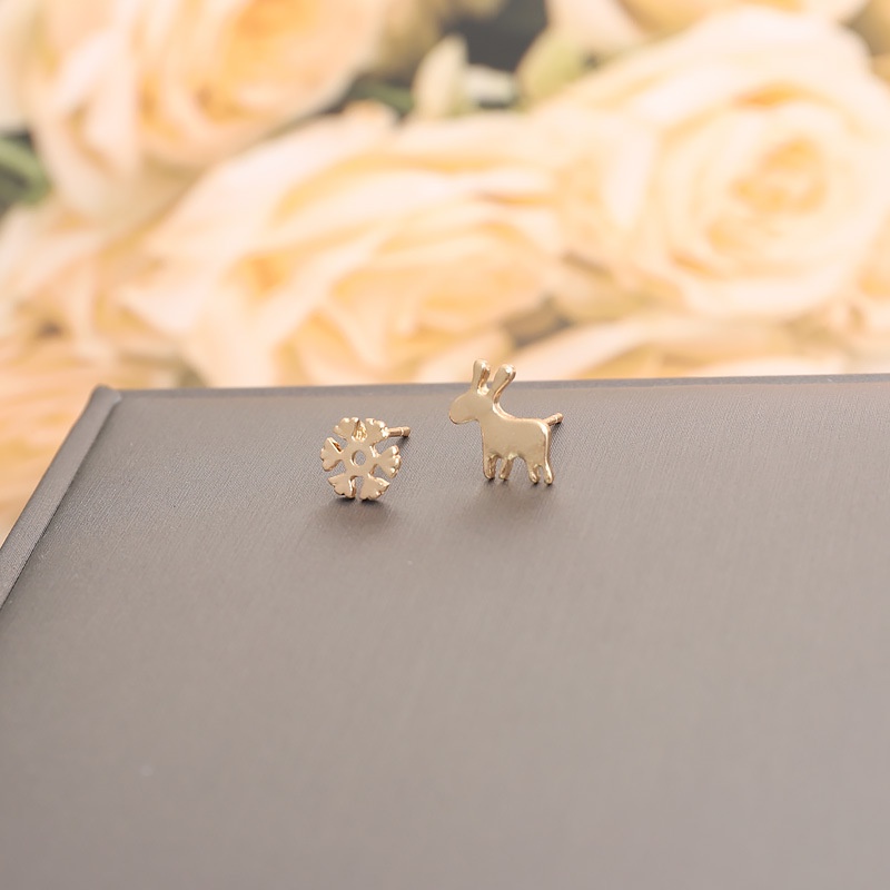 Korea Earring S925 Silver Needle Simple Mini Exquisite Earrings Female INS Trend Sweet Lovely Temperament