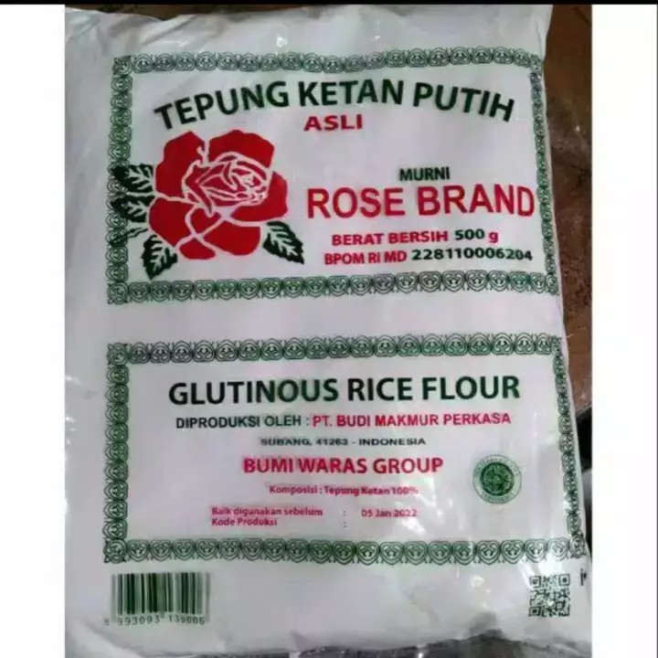 

Tepung Ketan Rose Brand ( 500 gr )