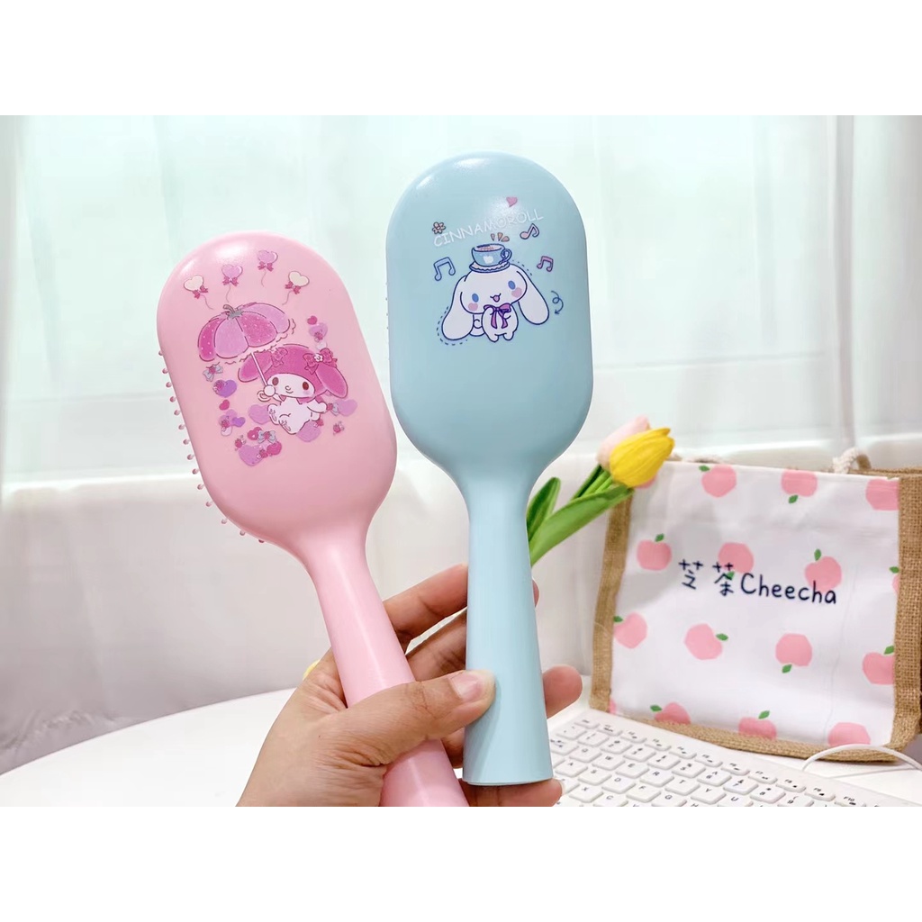 Sisir rambut karakter Hello kitty melody pompurin cinamoroll kuromi comb