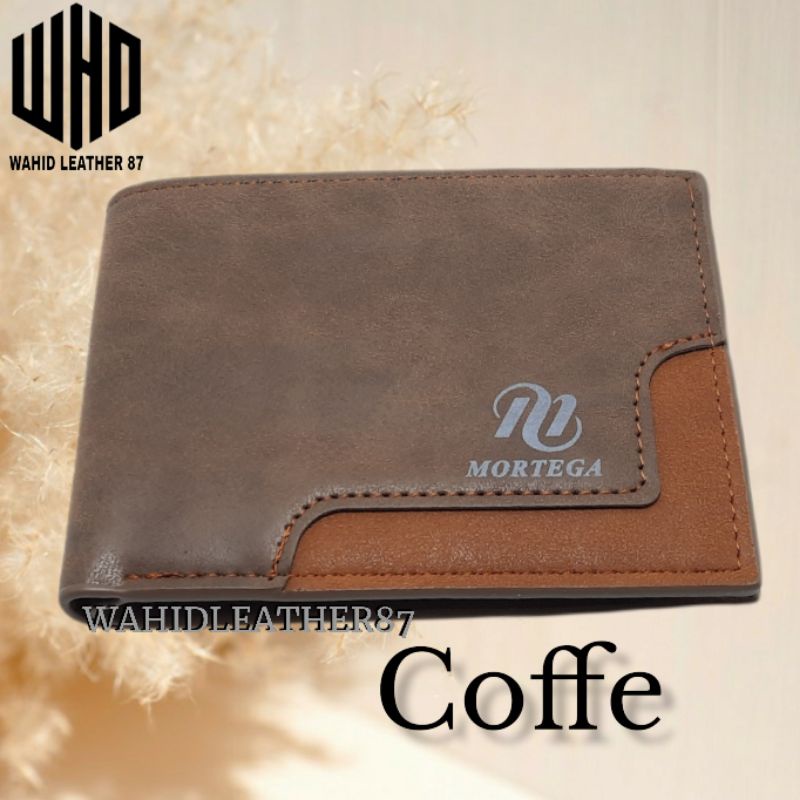 DOMPET PRIA KULIT PU MORTEGA 7501-Coffe