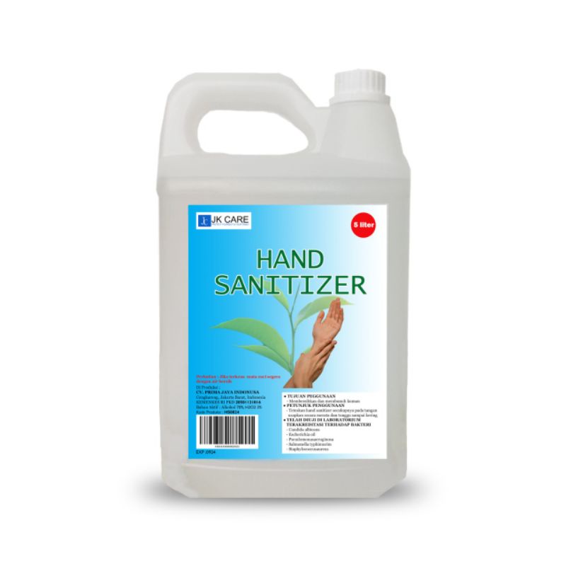 JKCare Hand Sanitizer 5 liter cair / Aseptic / Antiseptic - Green tea