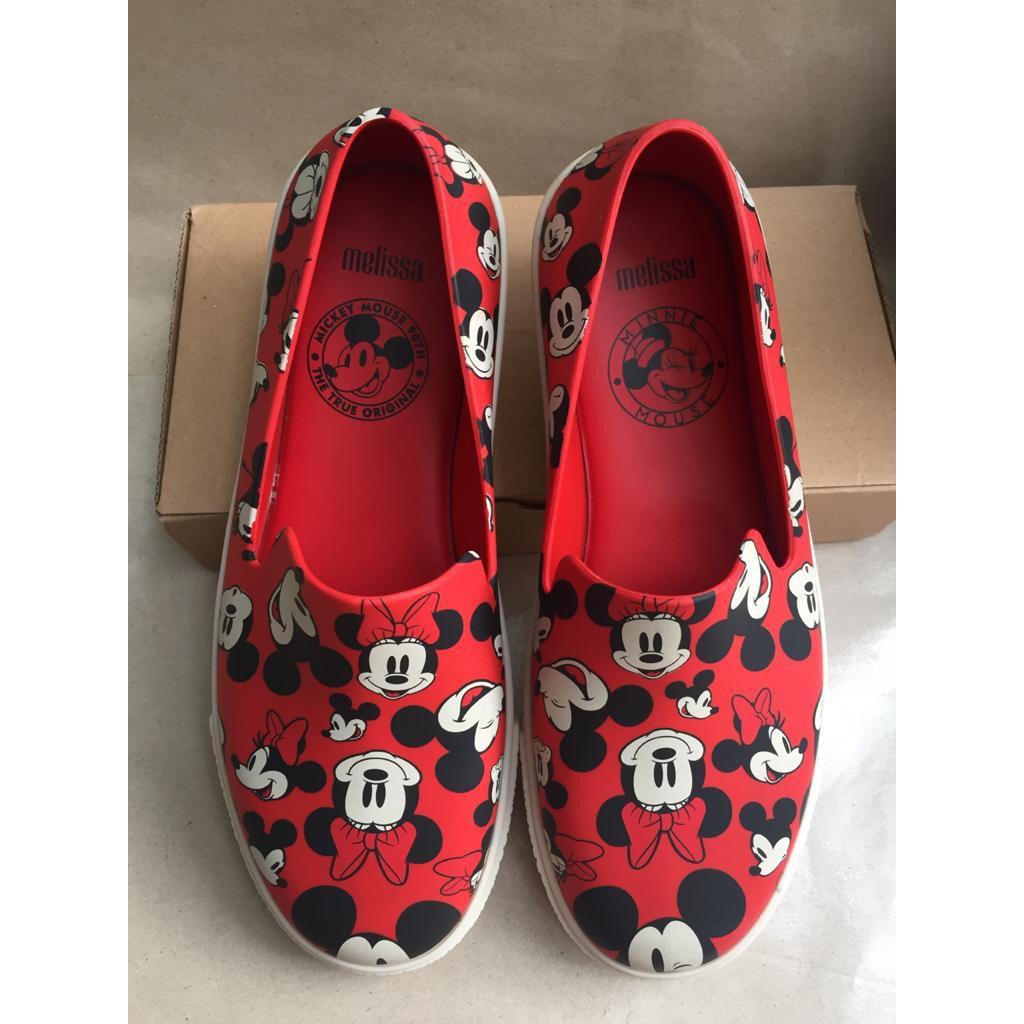 Sepatu Melissa Preloved Mickey Mouse Edition Slip on shoes