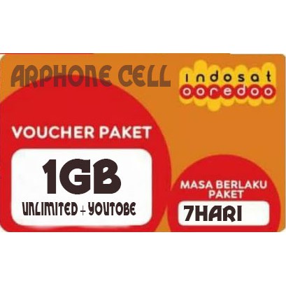 INDOSAT 1GB YOUTOBE