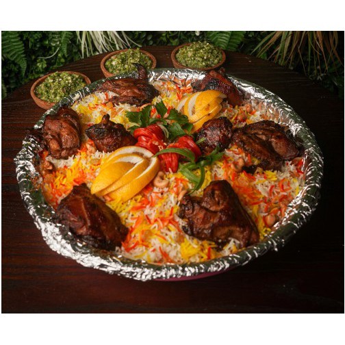 

Nasi Mandhi Ayam Premium (untuk 5-6 porsi)