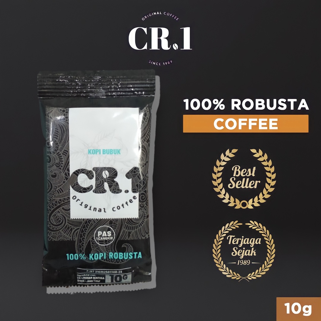 

CR1 Coffee - Kopi Bubuk Cr1 Sachet Isi 50