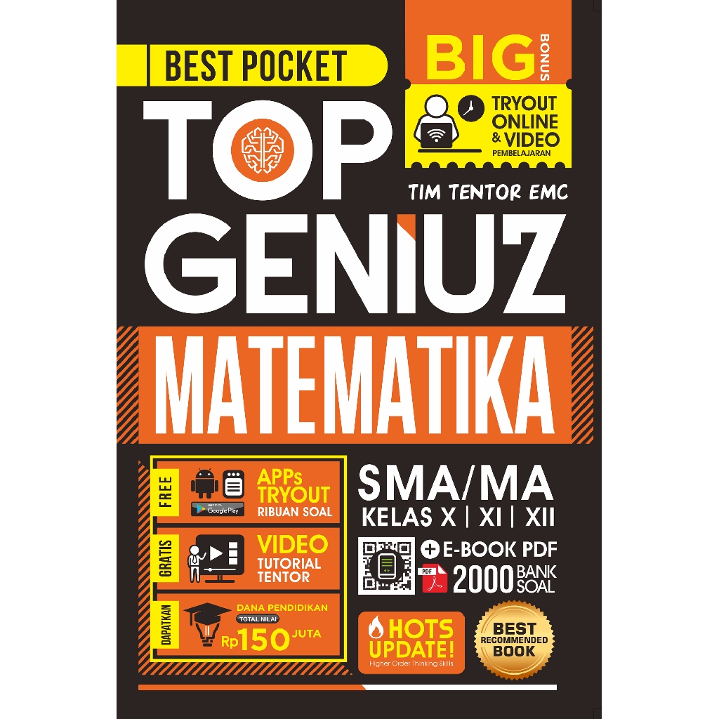 BEST SELLER !! BEST POCKET - TOP GENIUZ MATEMATIKA SMA - FORUM EDUKASI-1