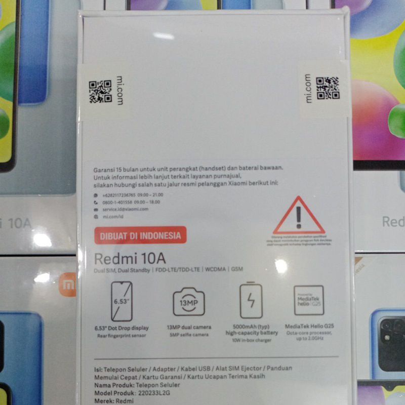 REDMI 10A RAM 4/64GB , 3/64GB , 3/32GB GARANSI RESMI-3