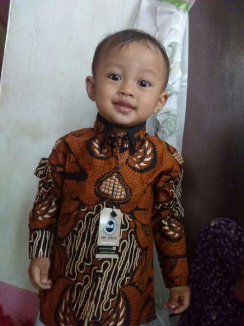Kemeja Batik Anak Laki-laki Lengan Panjang Motif Parang Garudo,baju Batik Anak Exclusive,batik Anak