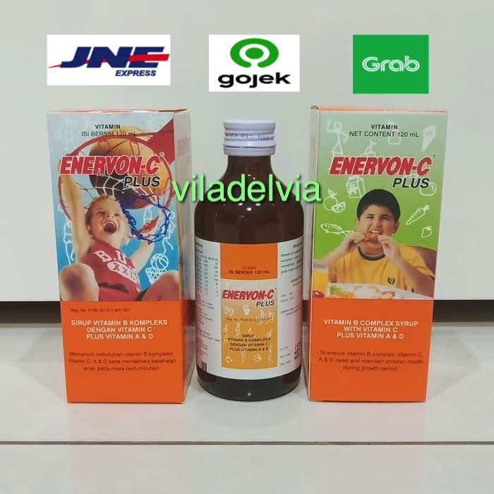 Jual ENERVON C PLUS SYRUP / ENERVON C SIRUP 120 Ml | Shopee Indonesia