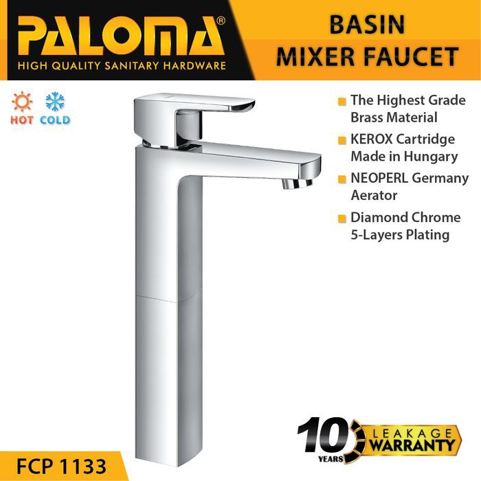 PALOMA FCP 1133 Keran Mixer Wastafel Cuci Tangan Panas Dingin Kran Air