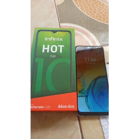 Infinix hot 10 play 4/64 gb (second)