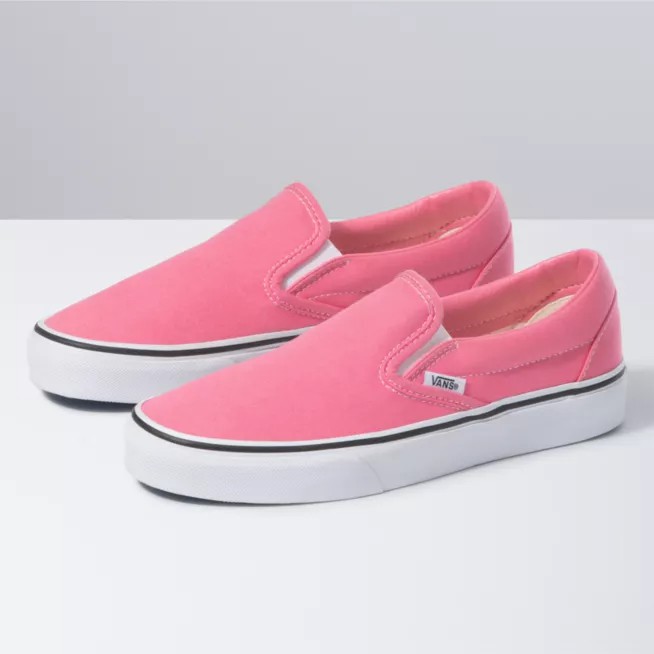 Sepatu Vans Slip On Sepatu Kasual Pria Wanita Murah Pink