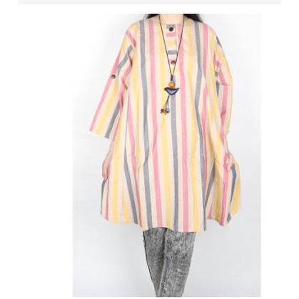 Tunik Kotak Jumbo Katun - A3165