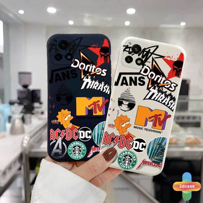 Anime Super cute Graffiti Soft Case Realme C11 2021 C21Y C15 C21 C25 C20 C3 C12 C25S 5 5S 5i C17 7i C1 C31 C35 C25Y C2 C3i 6i C20A realme Narzo 20 10 10A 20A 30A A54 A15 A16 A9 A5 A7 A5S A95 A53 A33 Y12 Y20 A12