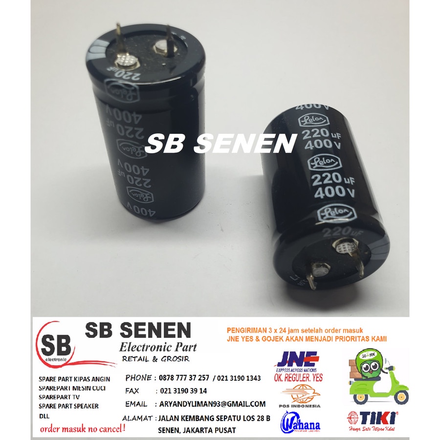 ELCO / KAPASITOR 220UF - 400V