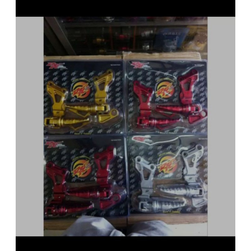 step gantung satria chrome, footstep belakang motor satria Fu - MF Variasi Motor