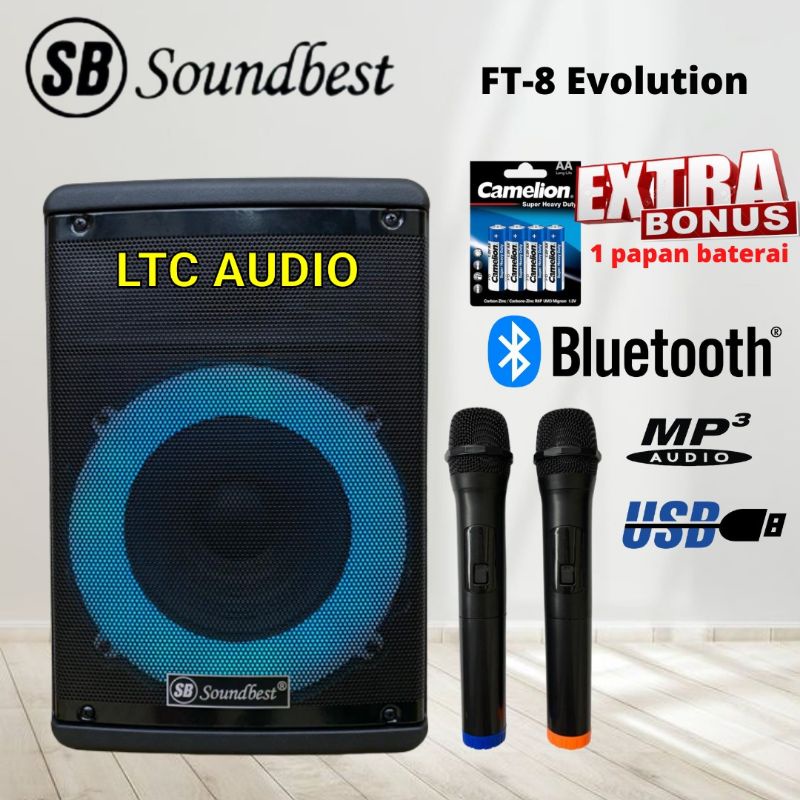 PORTABLE WIRELESS SOUNDBEST FT-8 EVOLUTION ORIGINAL / SOUNDBEST FT8 EVOLUTIO 8 INC