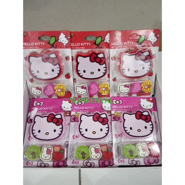 

PENGHAPUS PLUS GANTUNGAN TAS/TEMPAT PANGHAPUS HELLO KITTY
