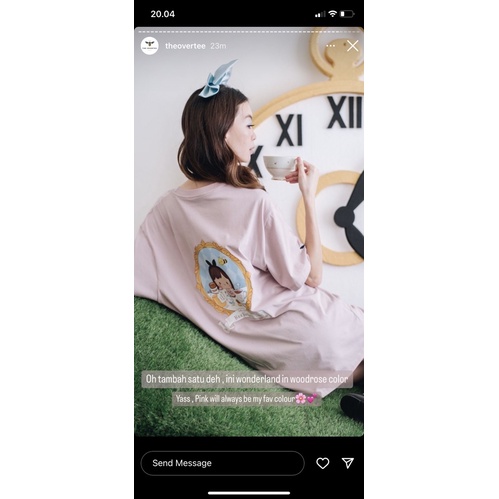 sally piper x the overtee wonderland tee