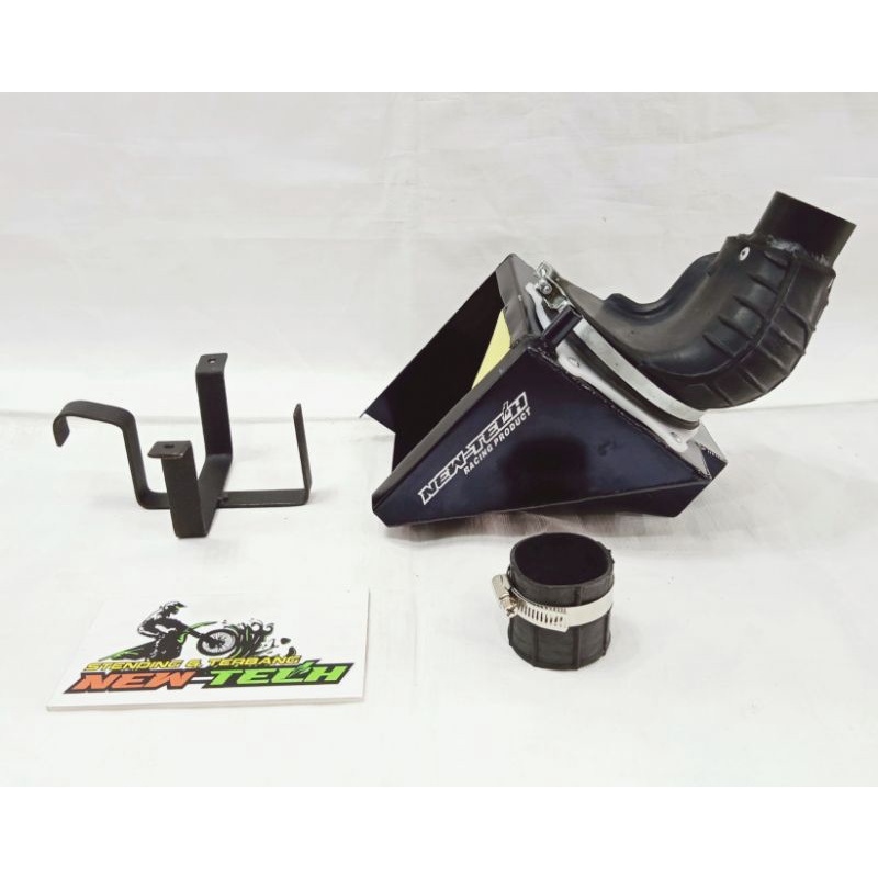 BIG BOX FILTER HAWA BORE UP KLX 150 DURALIUM PEMASANGAN PNP ( BLACK )