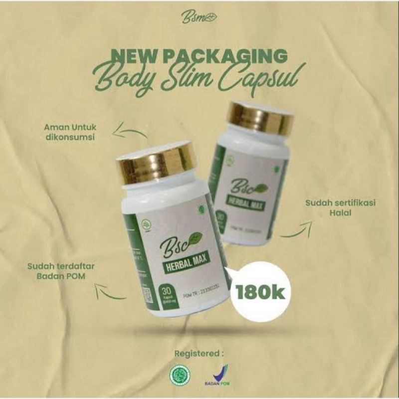 BSC HERBAL MAX OBAT PELANGSING BADAN OBAT DIET