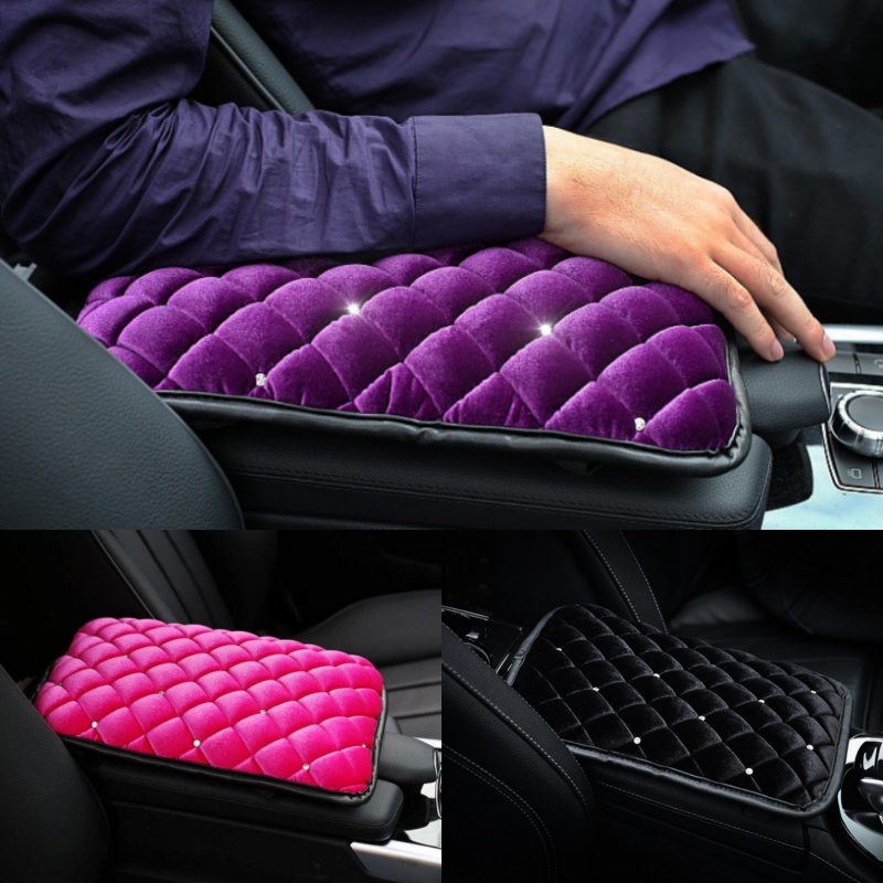 Alas Tangan Armrest Mat BLUDRU DAD Bling Bling Premium Console Box Universal Mat