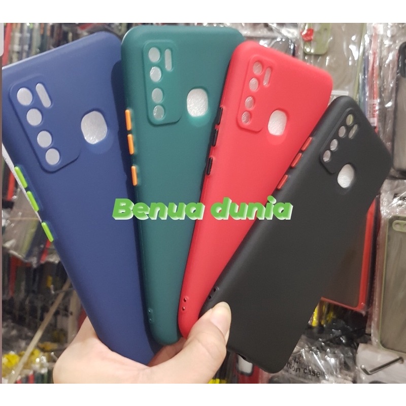 CASE MACARON RENO 3,A91,RENO 4 PRO,REALME 6,REALME NARZO SOFCASE PLUS PELINDUNG KAMERA