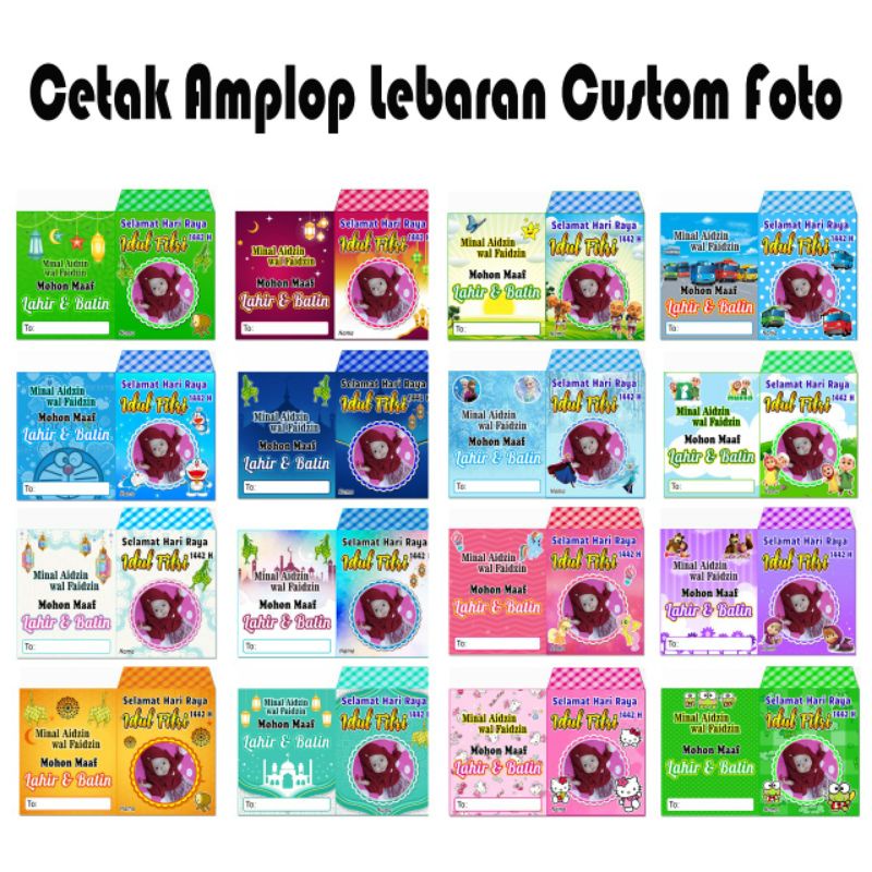 

Amplop Lebaran Custom Foto Keluarga