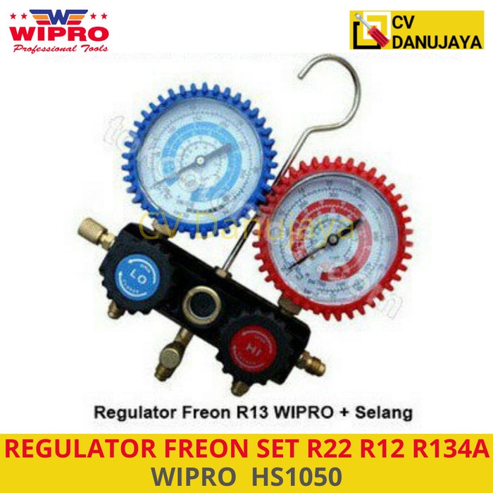 Regulator Freon Set AC R22 R12 R134A R407C R134A Wipro HS1050