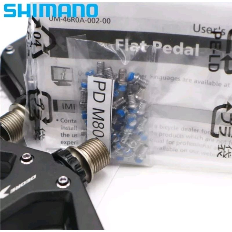 Pedal Shimano Deore XT PD-M8140 . Flat Pedals Flatt MTB Bmx Dll  . kode 731014001