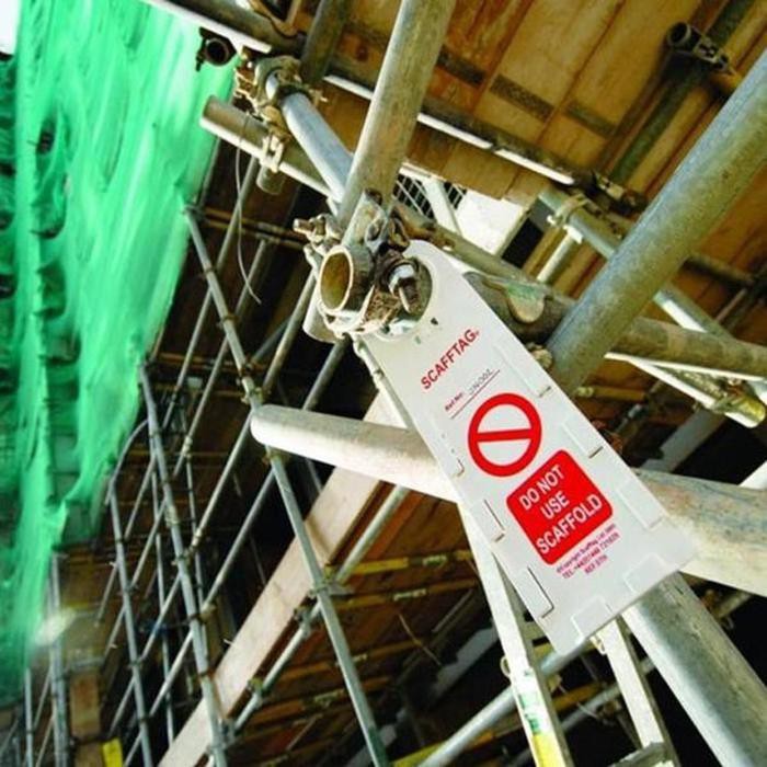 Scaffolding tag 2 Tag 1 Holder Tagout