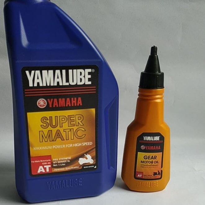 ➫ Paket Oli Motor Yamaha Matic FAZZIO/GEAR125/FREEGO/MIO/XRIDE/FINO/NMAX/LEXI/AEROX Yamalube Super M
