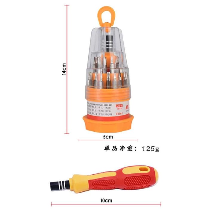 OBENG 31 IN 1 Set Screwdriver Elektronik Handphone Laptop Original Termurah