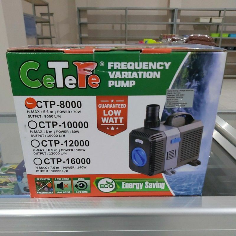 POMPA KOLAM SUNSUN CETEPE CTP 8000 LOW WATT
