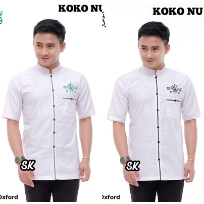 BAJU KOKO PRIA NU LENGAN PENDEK KATUN TERLARIS