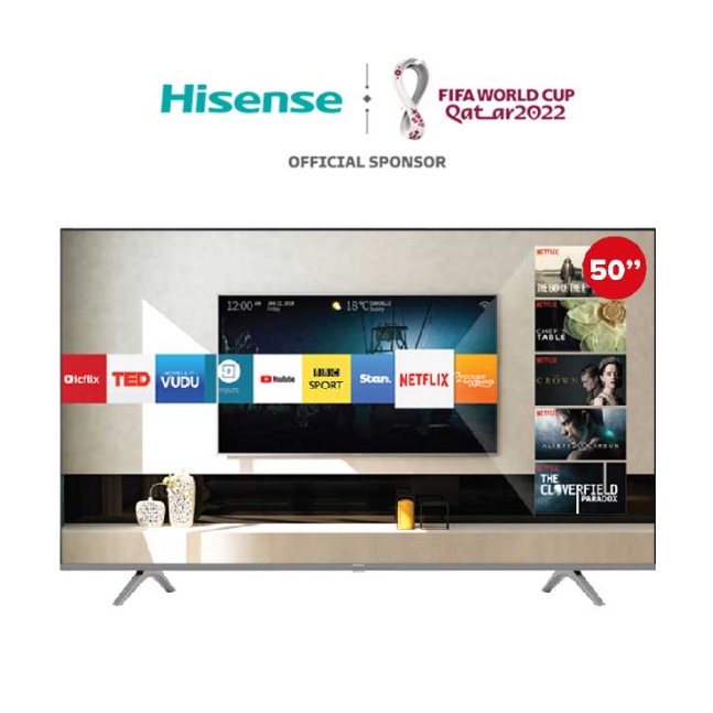 HISENSE SMART ANDROID TV 50A7400F UHD 4K 50INC