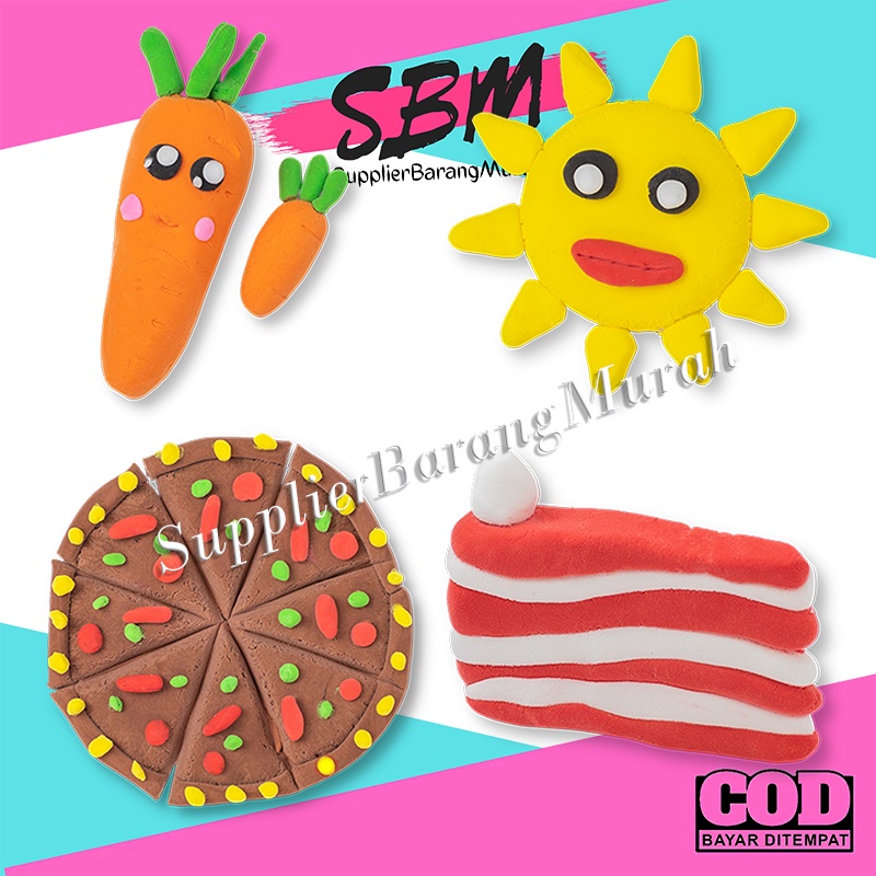 Polymer Clay Mainan Anak Clay Mainan Edukasi HM0482