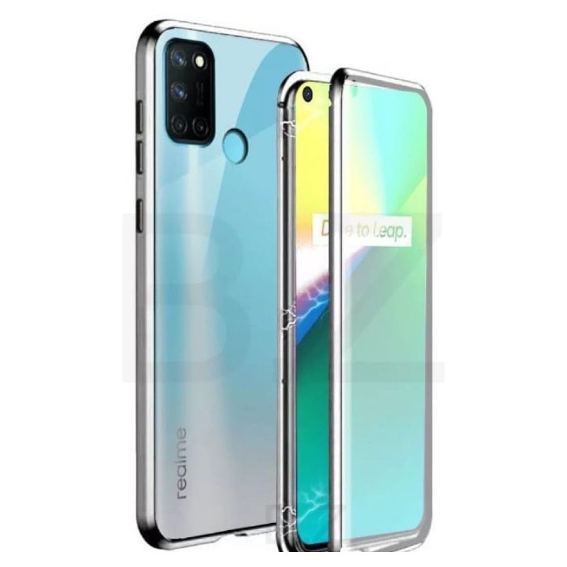 Case Magnetic Depan Belakang Kaca 360 Derajat Premium Glass Xiaomi Redmi 9A/ 9/ Note 8/ Note 8 Pro